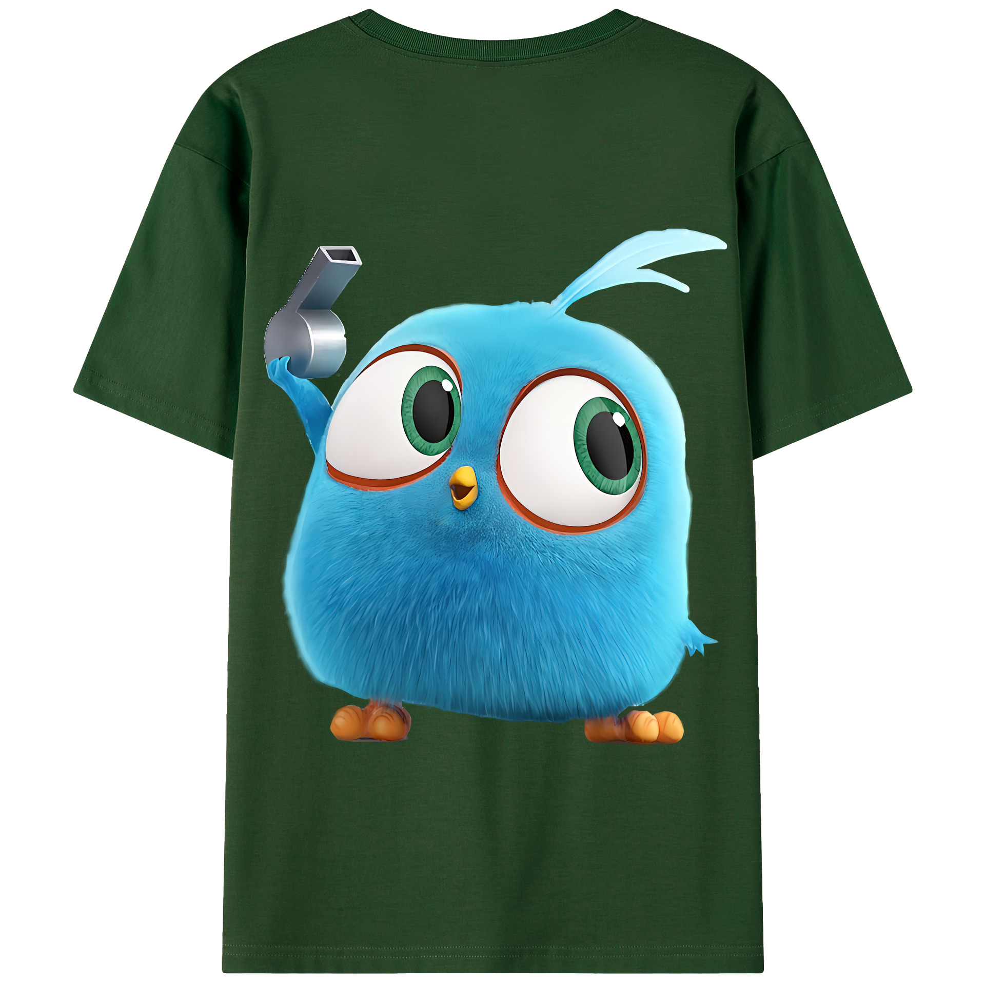 （画像用） Angry Birds アングリーバード 綿100％半袖Tシャツ（背面プリント）